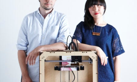 Hot Pop Factory founders/designers Matt Compeau and Bi-Ying Miao.