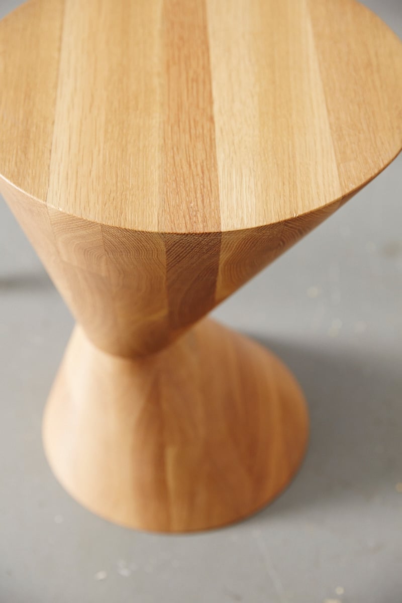 Hollis+Morris - Old Town stool by Mischa Couvrette designer