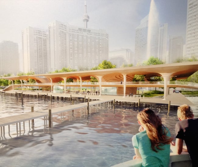 Jack Layton Ferry Terminal proposal by Diller Scofidio+Renfro and architectsAlliance and Hood Design