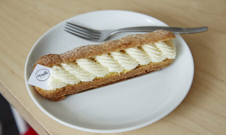 Banana Cream Pie Eclairs at Roselle Desserts