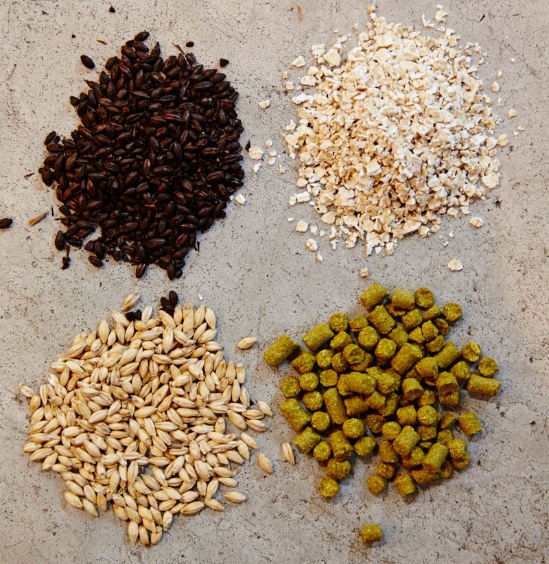 Beer Ingredients at Left Field Brewery in Toronto 