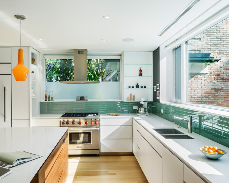 Kyra Clarkson Architect white kitchen