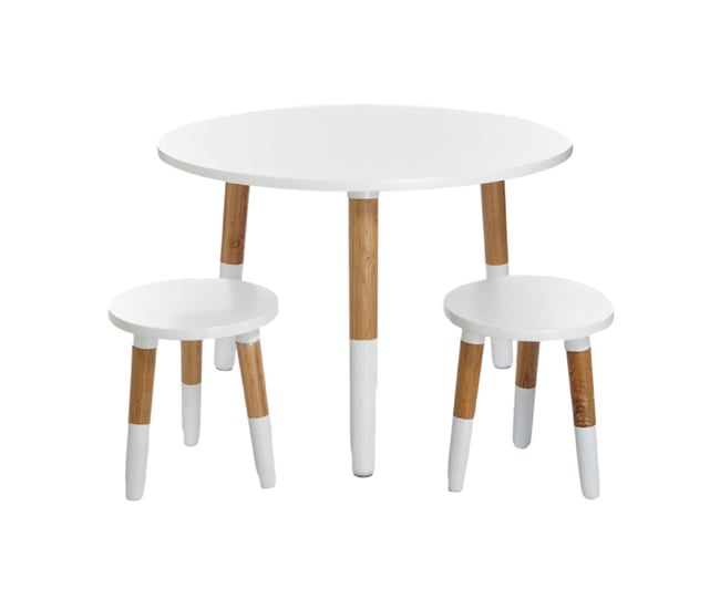 Table and Chair by Little Nest - Cozy den modern family room