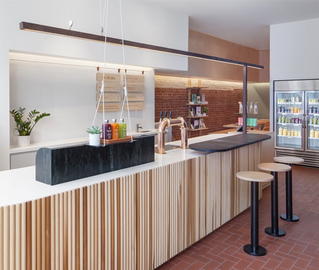 Village Juicery bar in Roncesvalles