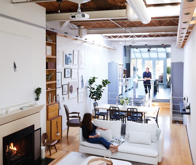 toronto loft space decor - Converted factory