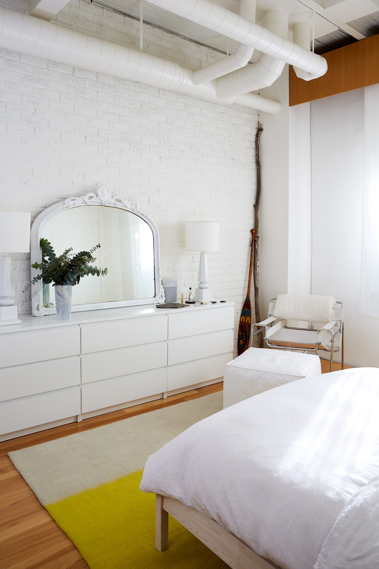 Toronto loft space decor - Converted factory with coastal style