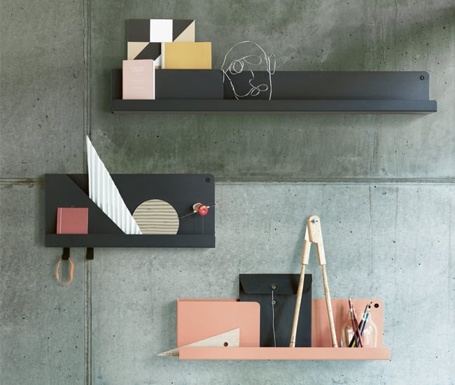 Modern shelving ideas - Folded shelves