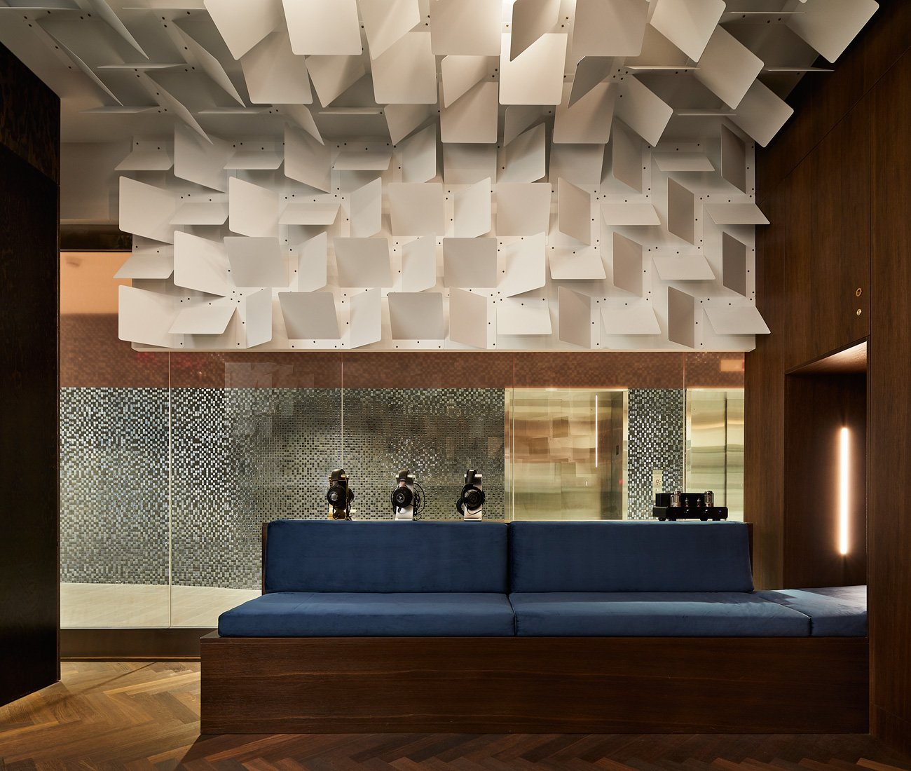 Headfoneshop, an audiophile hangout designed by Batay-Csorba Architects