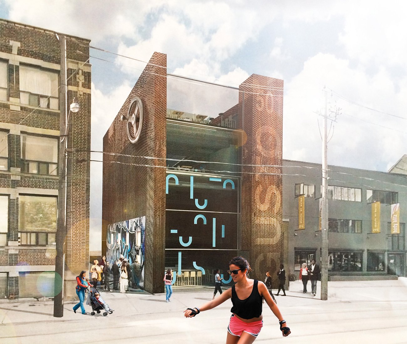 Gusto 501 Restaurant Rendering - Toronto 