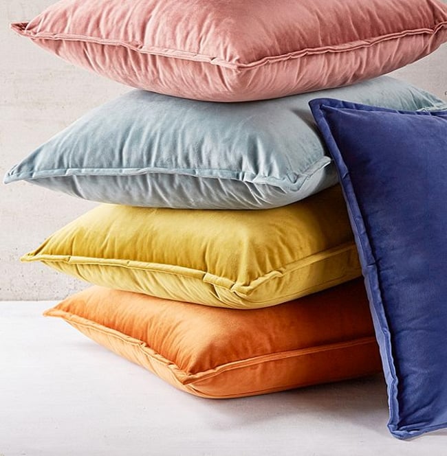 Velvet Throw Pillows by Urban Outfitters