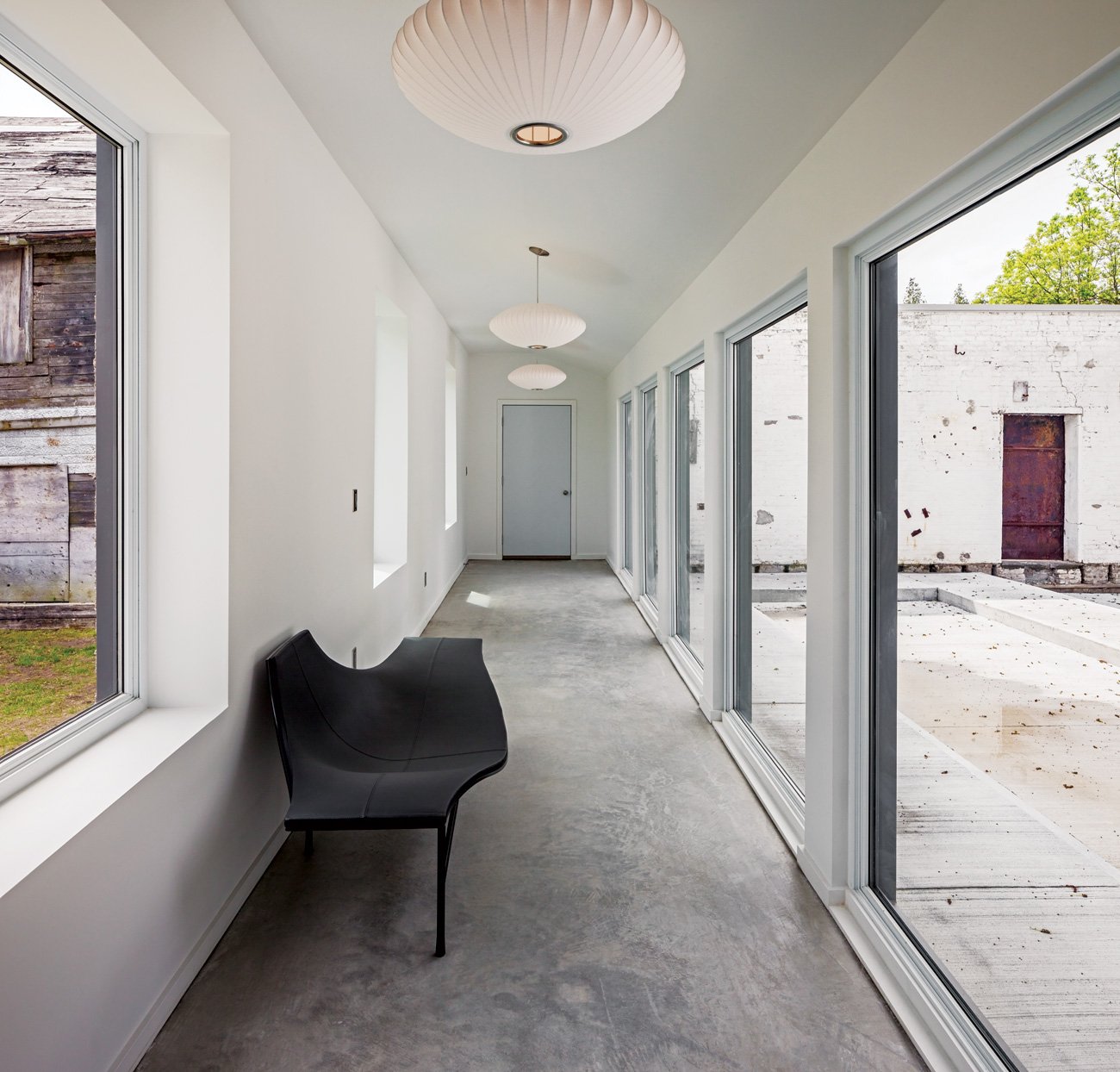 Hallway at the old factory - Cliff Smith