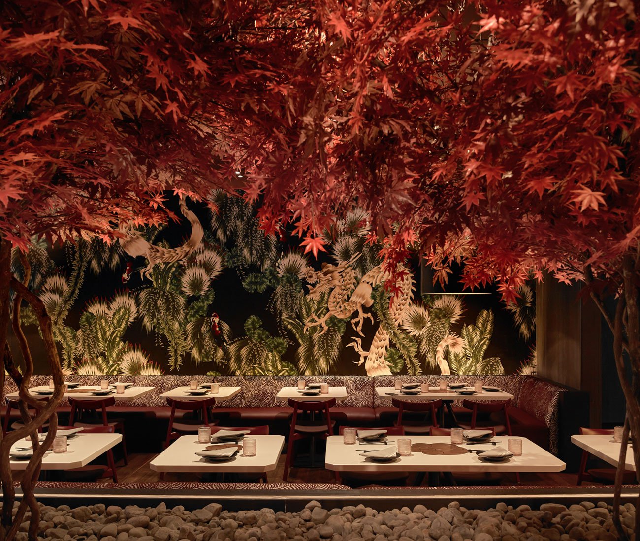 Interiors of Planta Queen restaurant