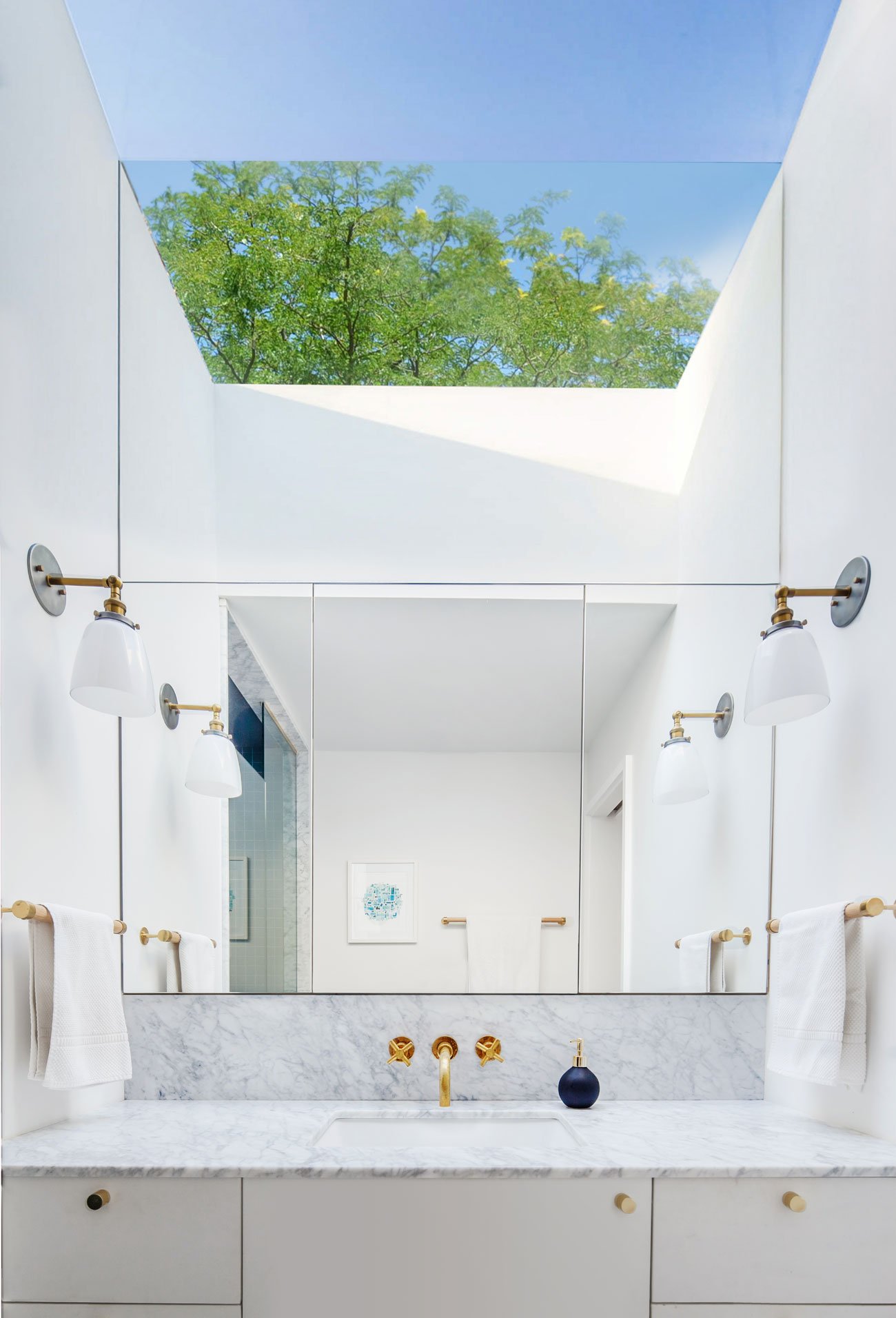 CAB Architects Bathroom Skylight Reno Designlines Toronto 