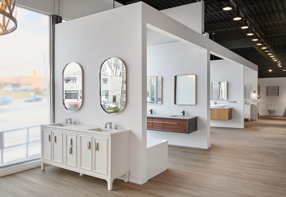 Robinson Lighting & Bath's Castlefield showroom in Toronto