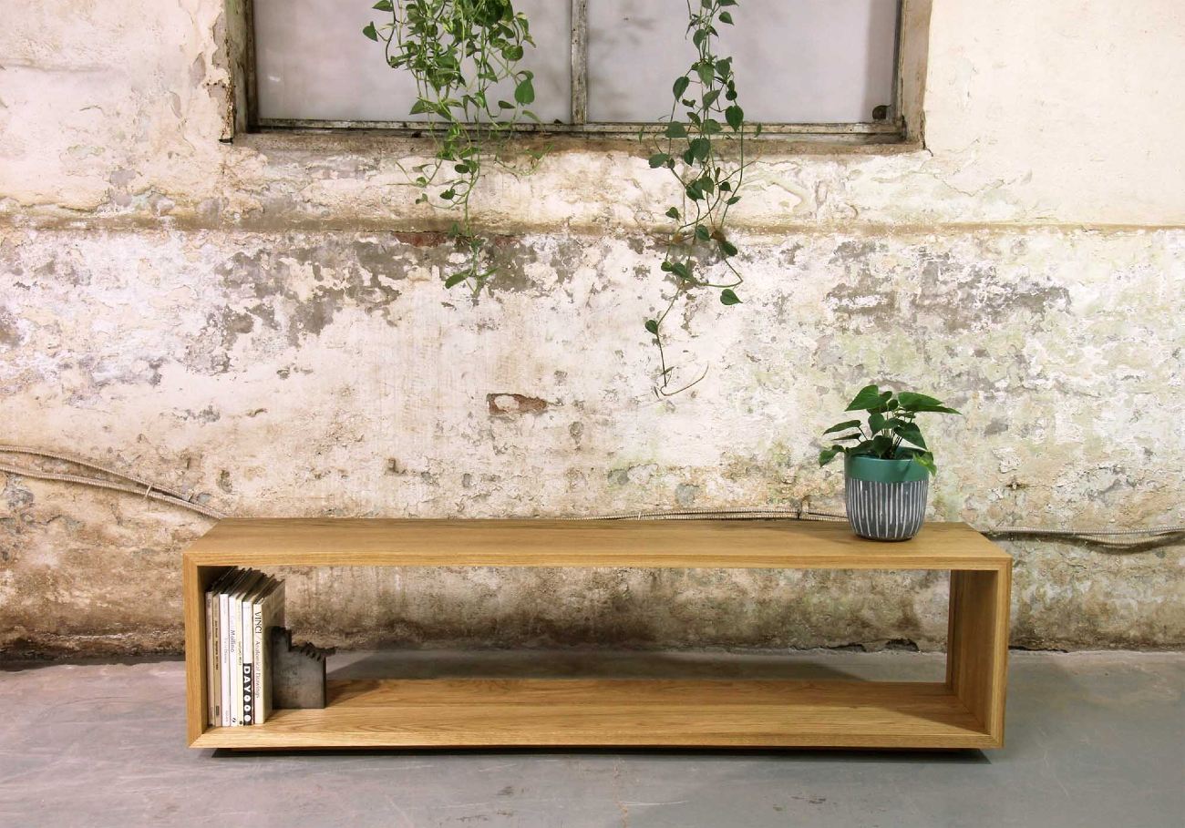 wood storage stand