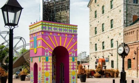 Arc de Blob, by iheartblob, art installation at Spring Stations 2021