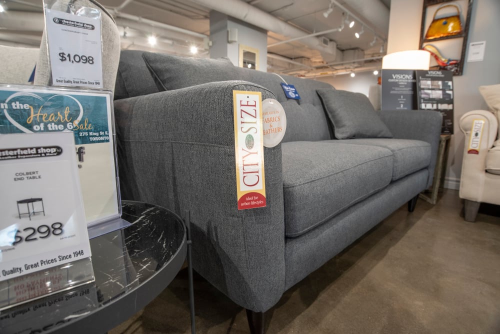Condo size sofa at The Chesterfield shop
