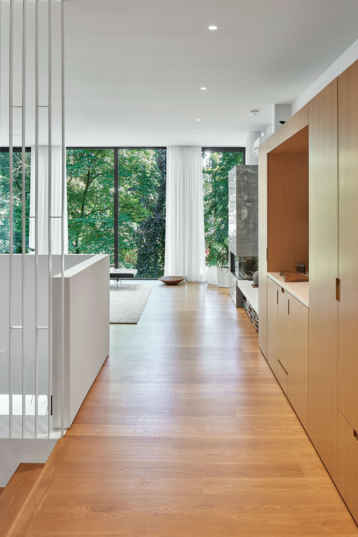 Interiors of Tile House by Kohn Shnier Architects
