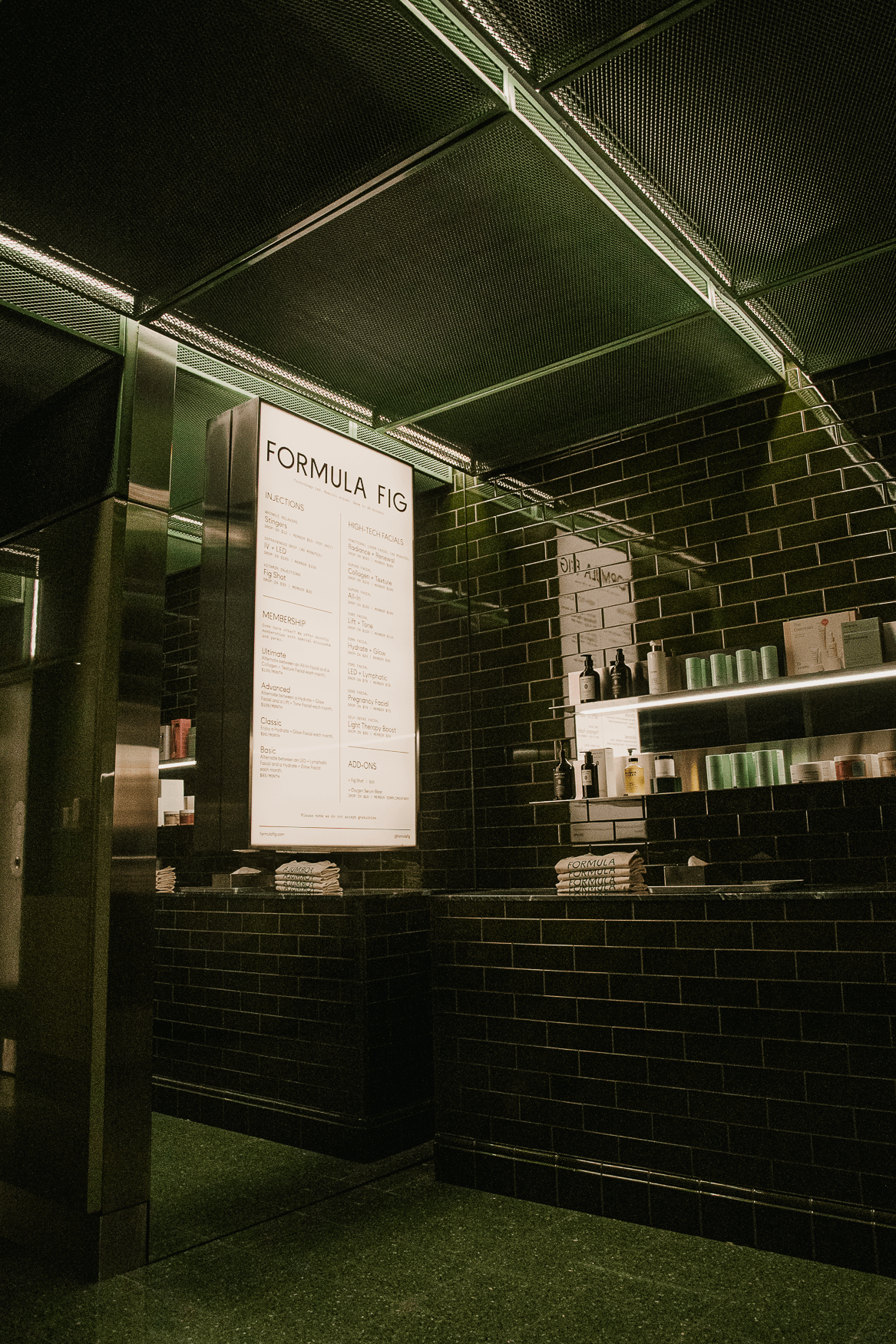 Formula Fig Toronto Menu 