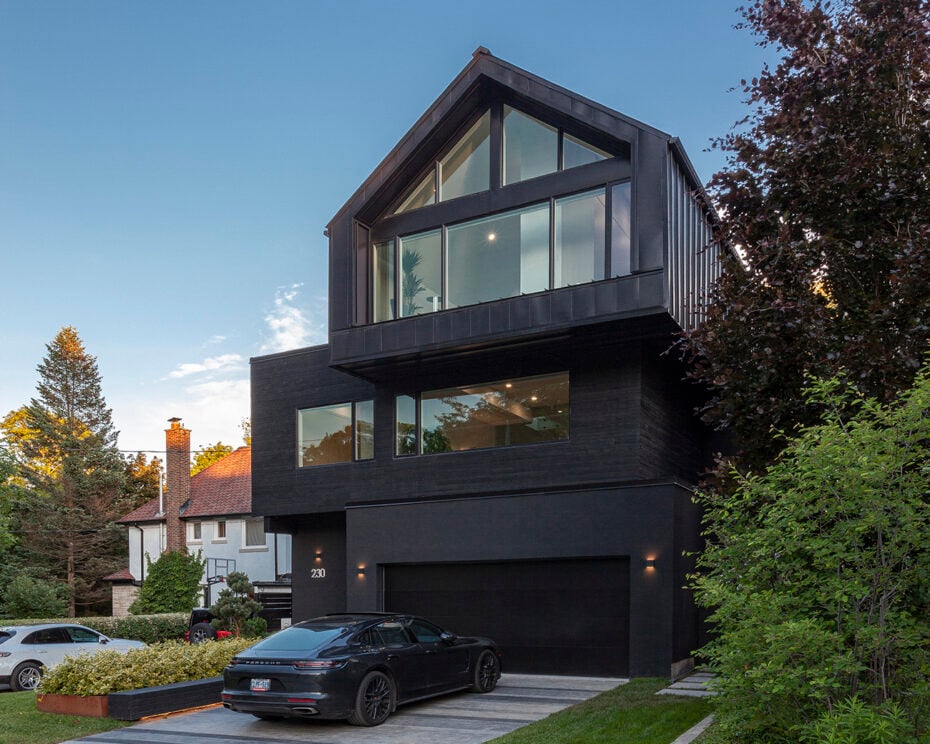 Exterior of Stacked House by architect Reza Aliabadi (known as RZLBD)