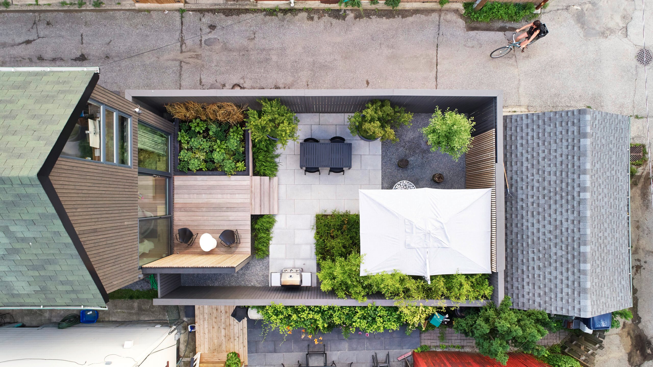 Overview of Sakura garden project by Kate Fox-Whyte.